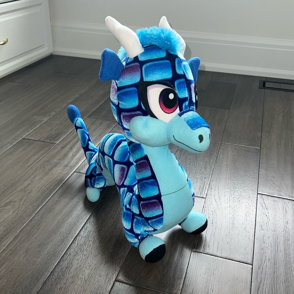 Dragon reptile like stuffed animal